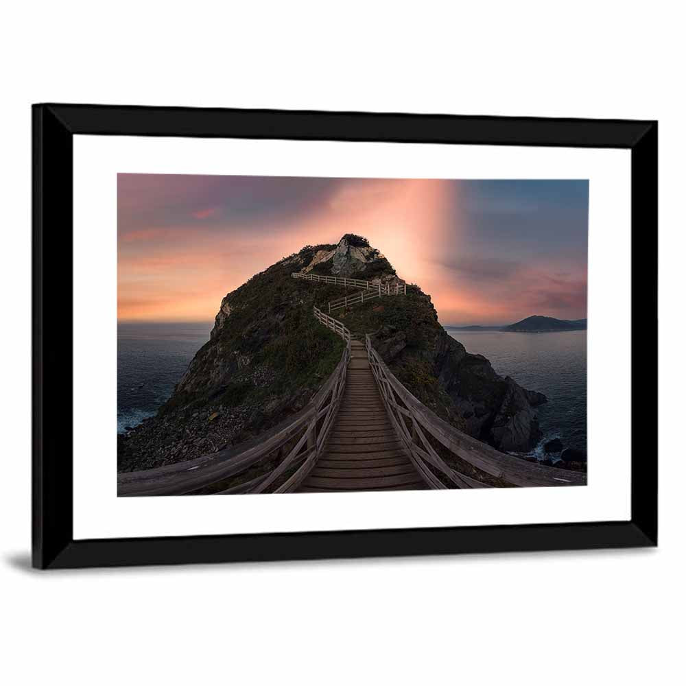 Clifftop Walkway in Galicia Wall Art