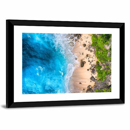 Bali Aerial Beach View Wall Art