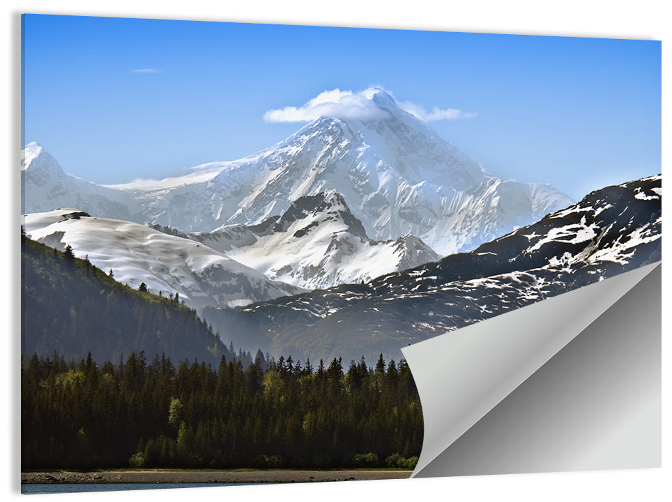 Glacier Bay Snow-capped Peak Wall Art