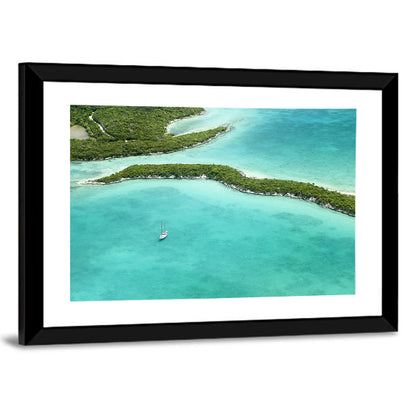 Turquoise Bahamas Islands Wall Art