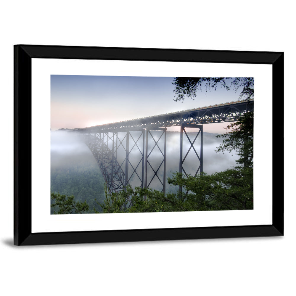 New River Gorge Bridge at Dawn Wall Art