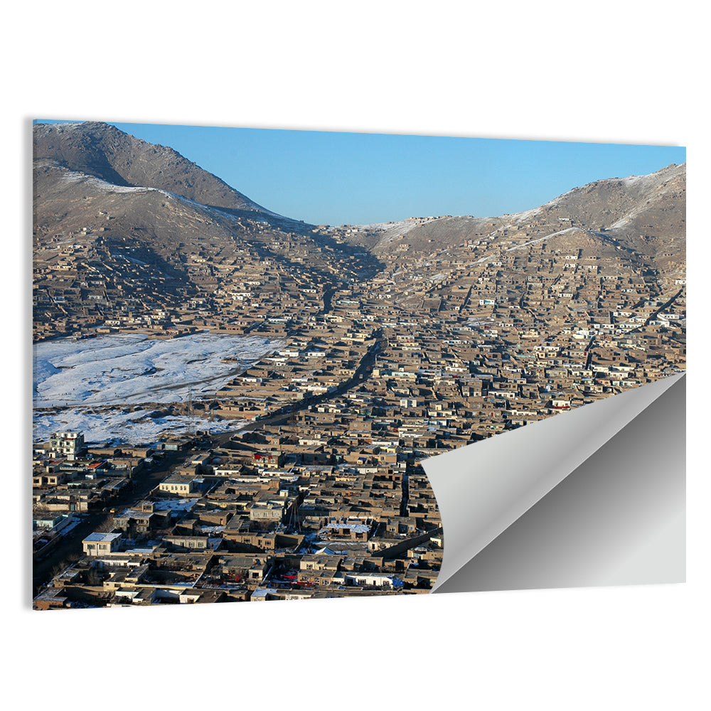 Kabul Winter Cityscape Wall Art