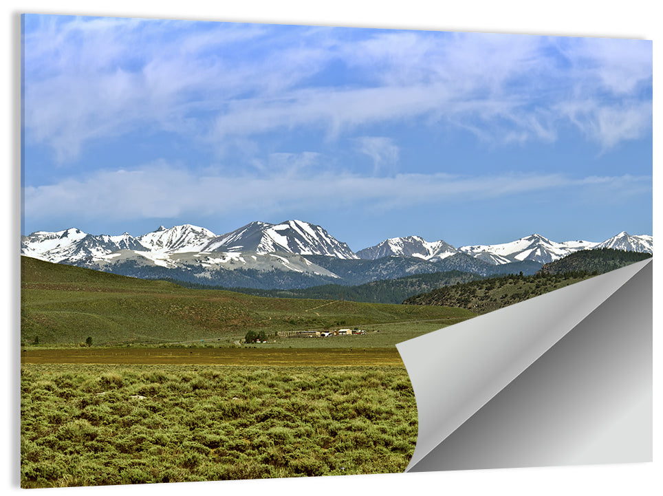 Sierra Nevada Sagebrush Plains Wall Art