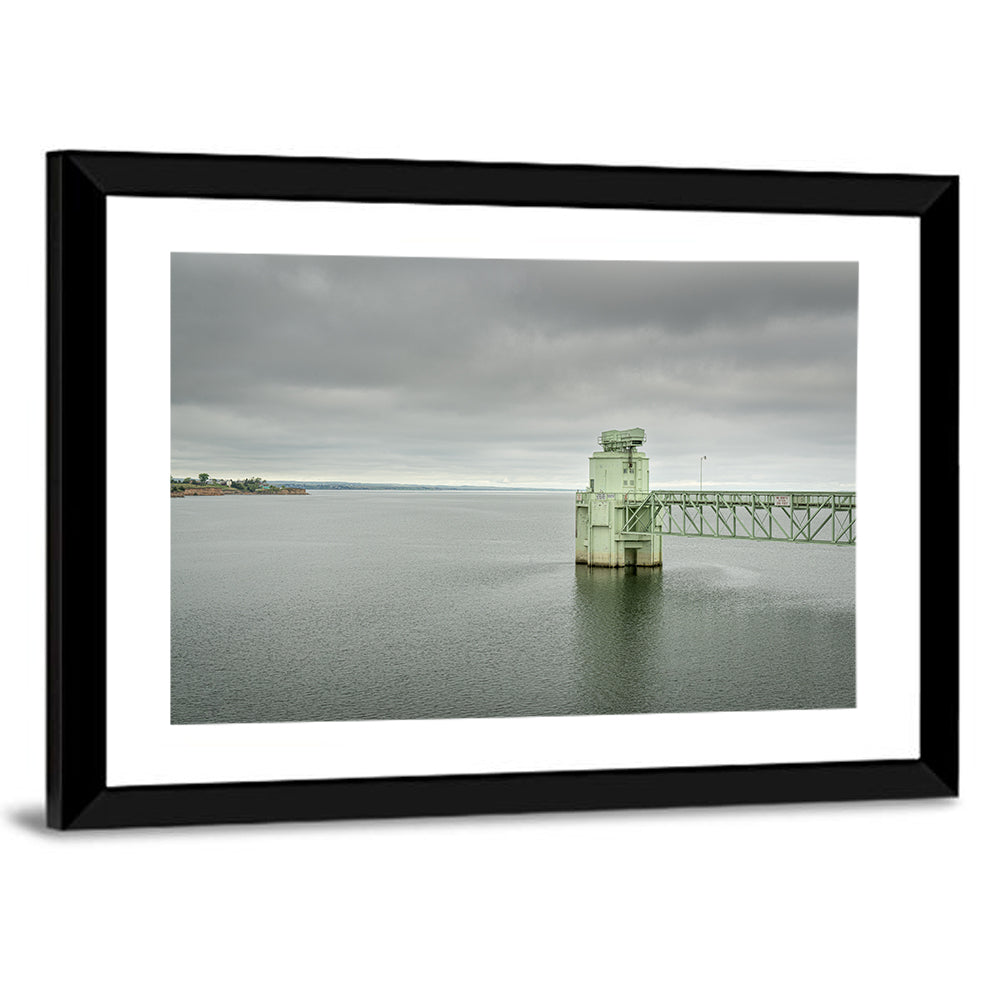 Lake Mcconaughy Intake Tower Wall Art