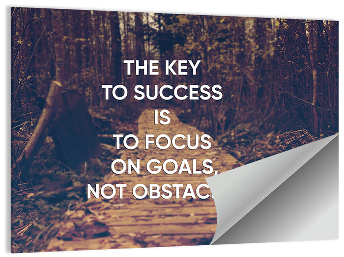 Key to Success Wall Art as a poster print