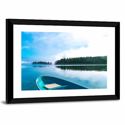 Misty Morning on Lake Akan Wall Art