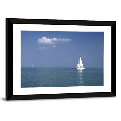 Sailboat on Lake Balaton Wall Art