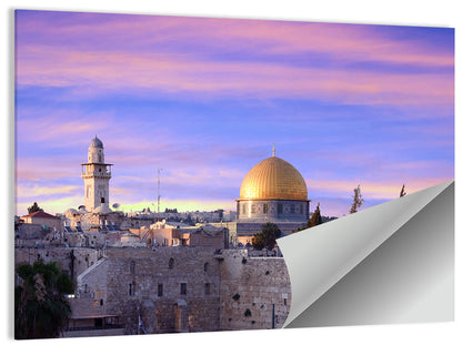 Al Aqsa at Golden Hour Wall Art