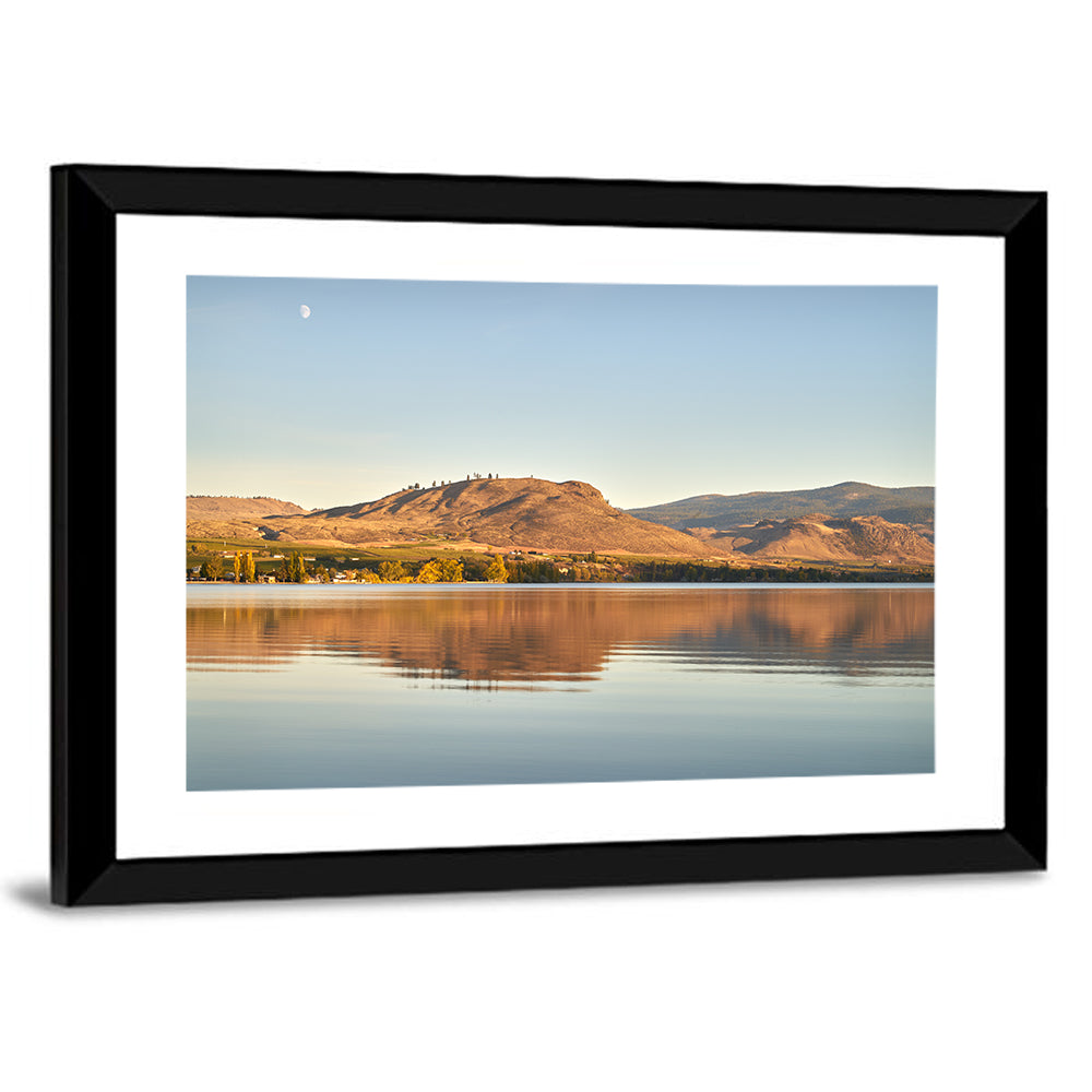 Osoyoos Lake Moonlit Reflection Wall Art