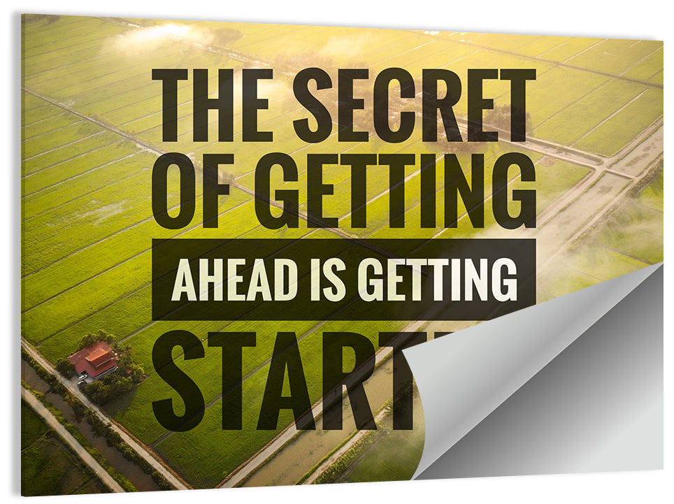 Getting Started Sunlit Farmland Wall Art