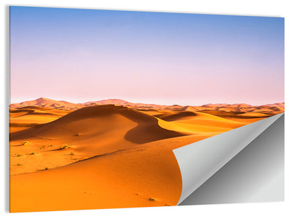 Golden Sahara Dunes Wall Art