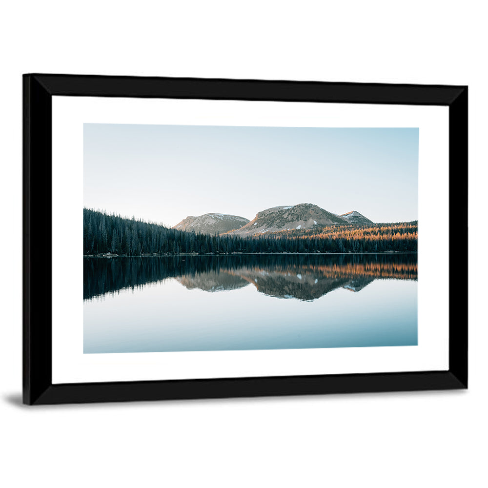 Mirror Lake Utah Reflection Wall Art