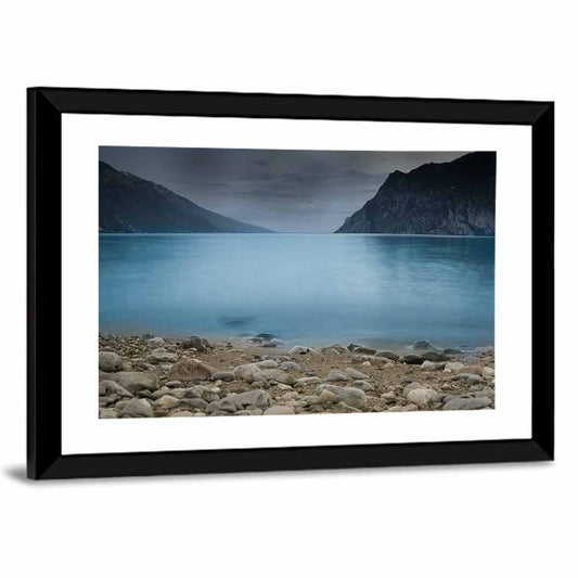Lake Garda Pebble Shoreline Wall Art