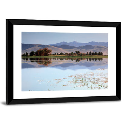 Mission Valley Lake Reflection Wall Art