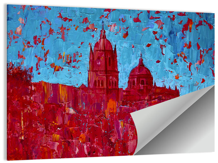 New Cathedral of Salamanca Wall Art as a poster print