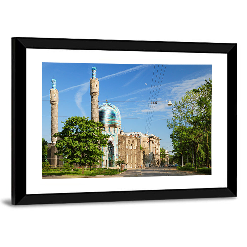 Saint Petersburg Mosque Blue Dome Wall Art