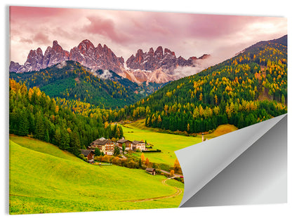 St Johann Church, Santa Maddalena Wall Art