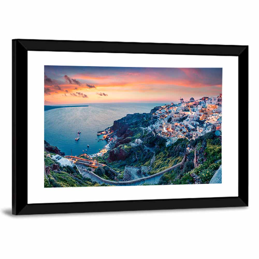 Greek Resort Oia Wall Art