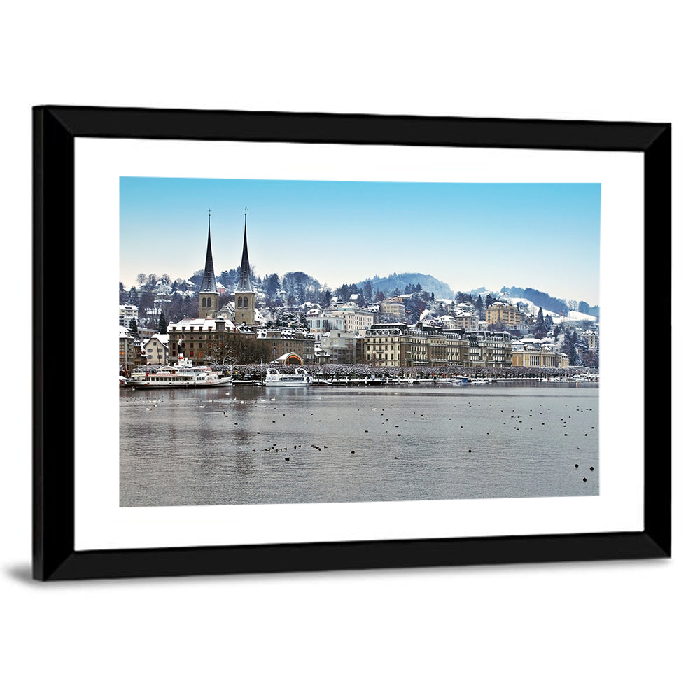 Hofkirche Lucerne Cityscape Wall Art