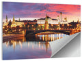 Moscow Kremlin Skyline at Twilight Wall Art