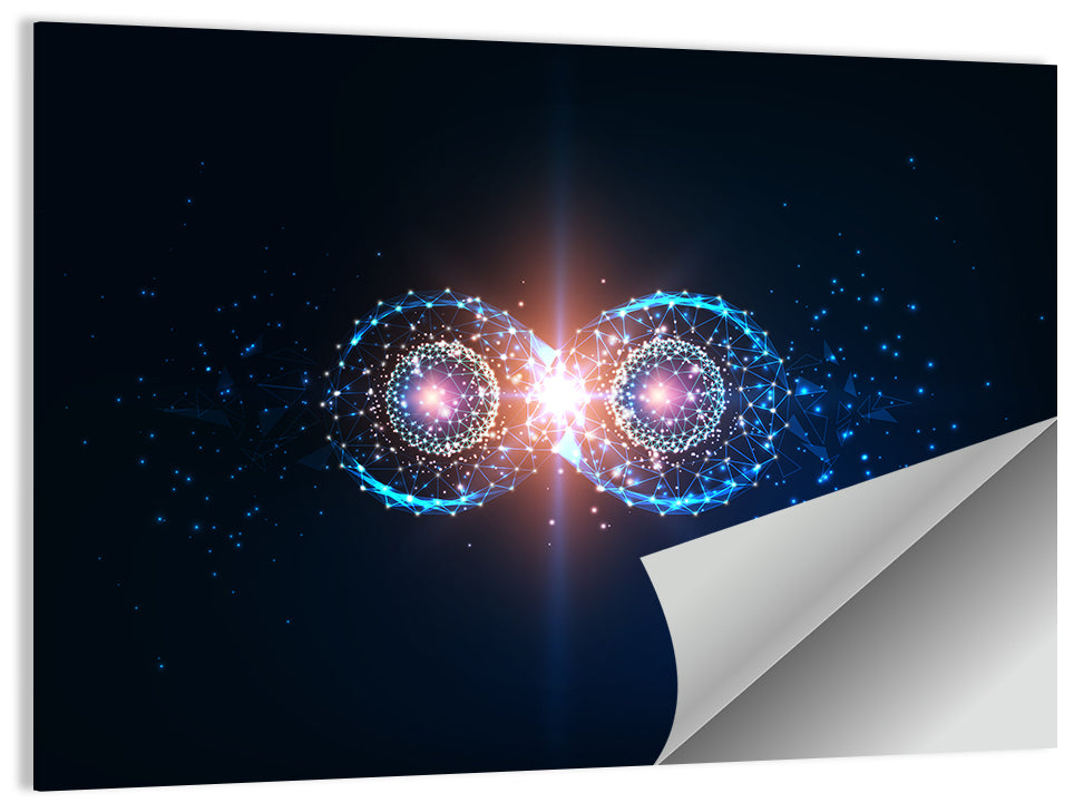 Polygonal Infinity Loop Wall Art