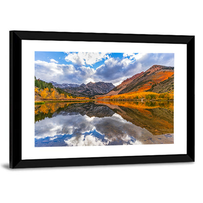 North Lake Autumn Reflection Wall Art