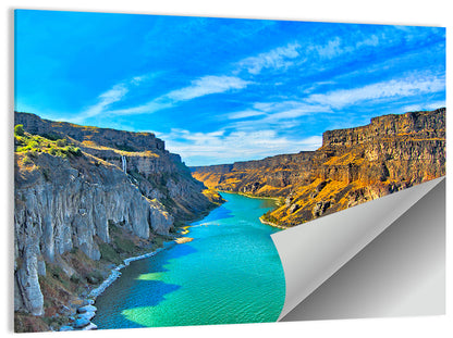 Snake River Canyon at Twin Falls Wall Art