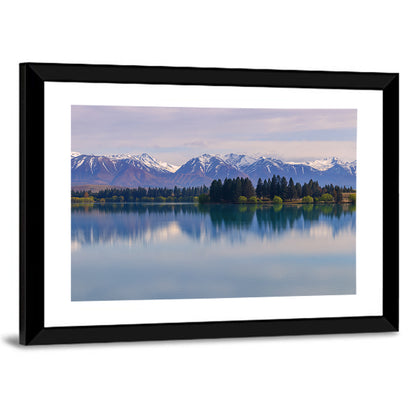 Ruataniwha Lake Reflection Wall Art