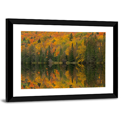 Ottawa National Forest Autumn Reflection Wall Art