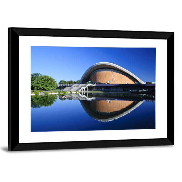 House of World Cultures, Sunny Berlin Wall Art as a framed print