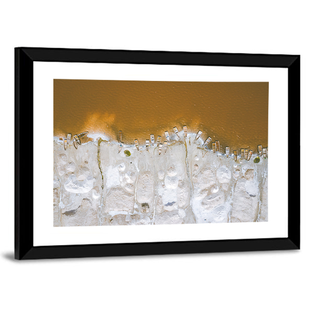 Lac Rose Salt Flats Senegal Wall Art