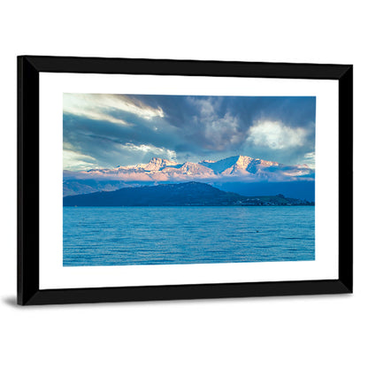 Lake Obersee Golden Hour Wall Art