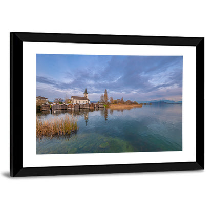 Busskirch Church on Lake Obersee Wall Art