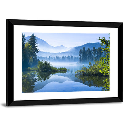Lassen Morning Reflection Wall Art