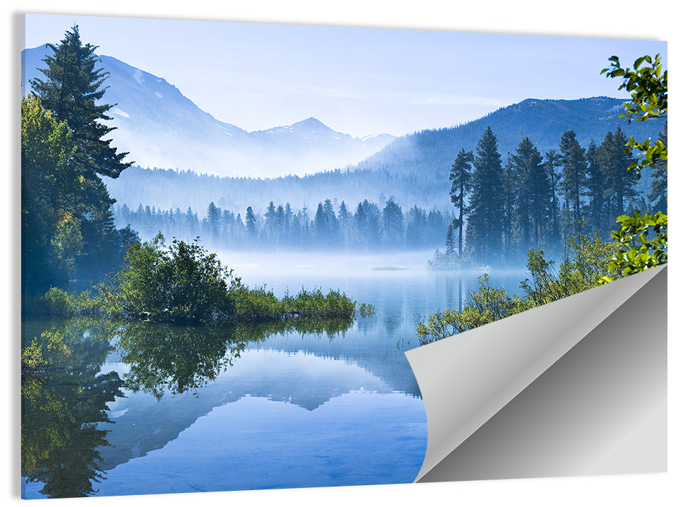 Lassen Morning Reflection Wall Art