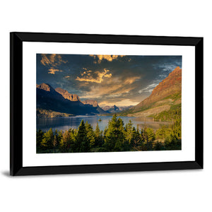 Montana Mountain Lake Wall Art