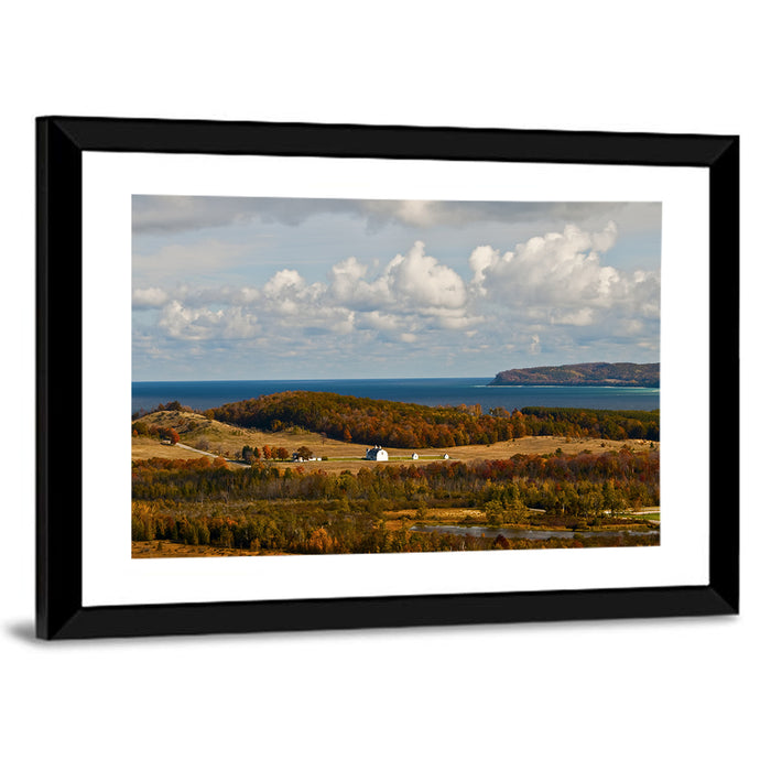 D.h. Day Farm, Glen Arbor Wall Art as a framed print