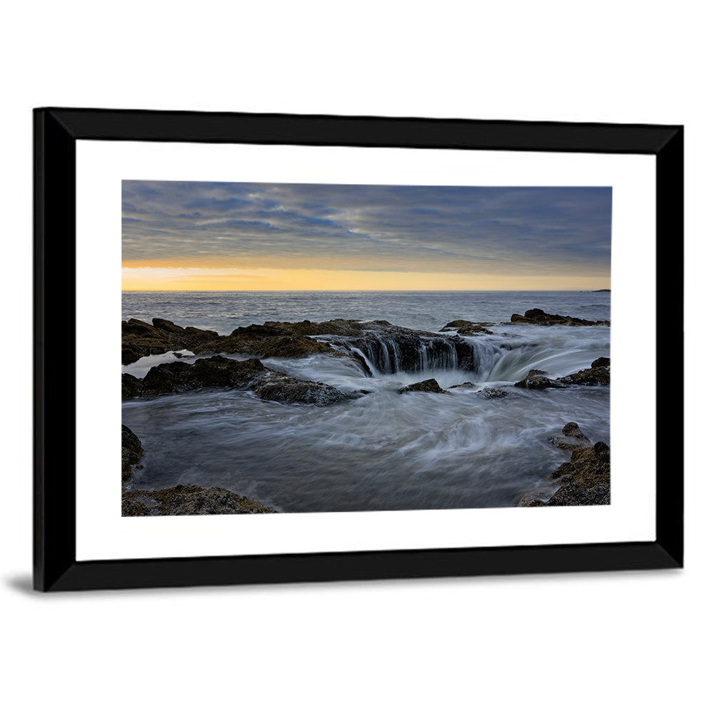 Thor's Well at Cape Perpetua Wall Art