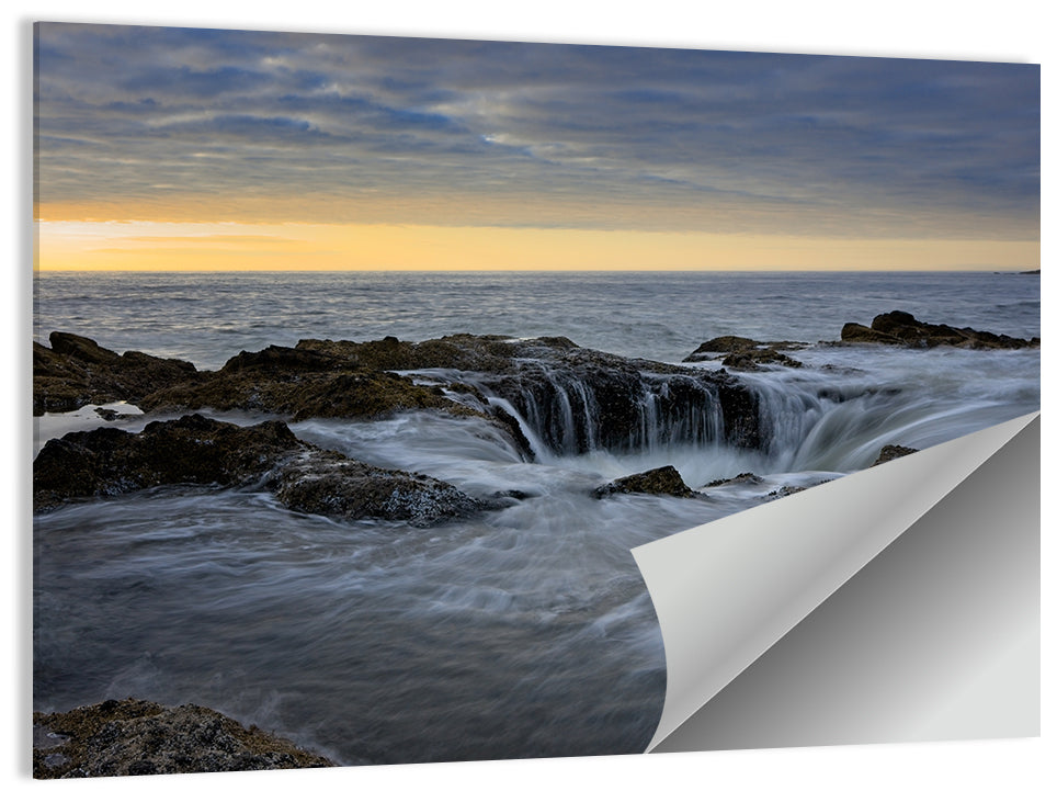 Thor's Well at Cape Perpetua Wall Art