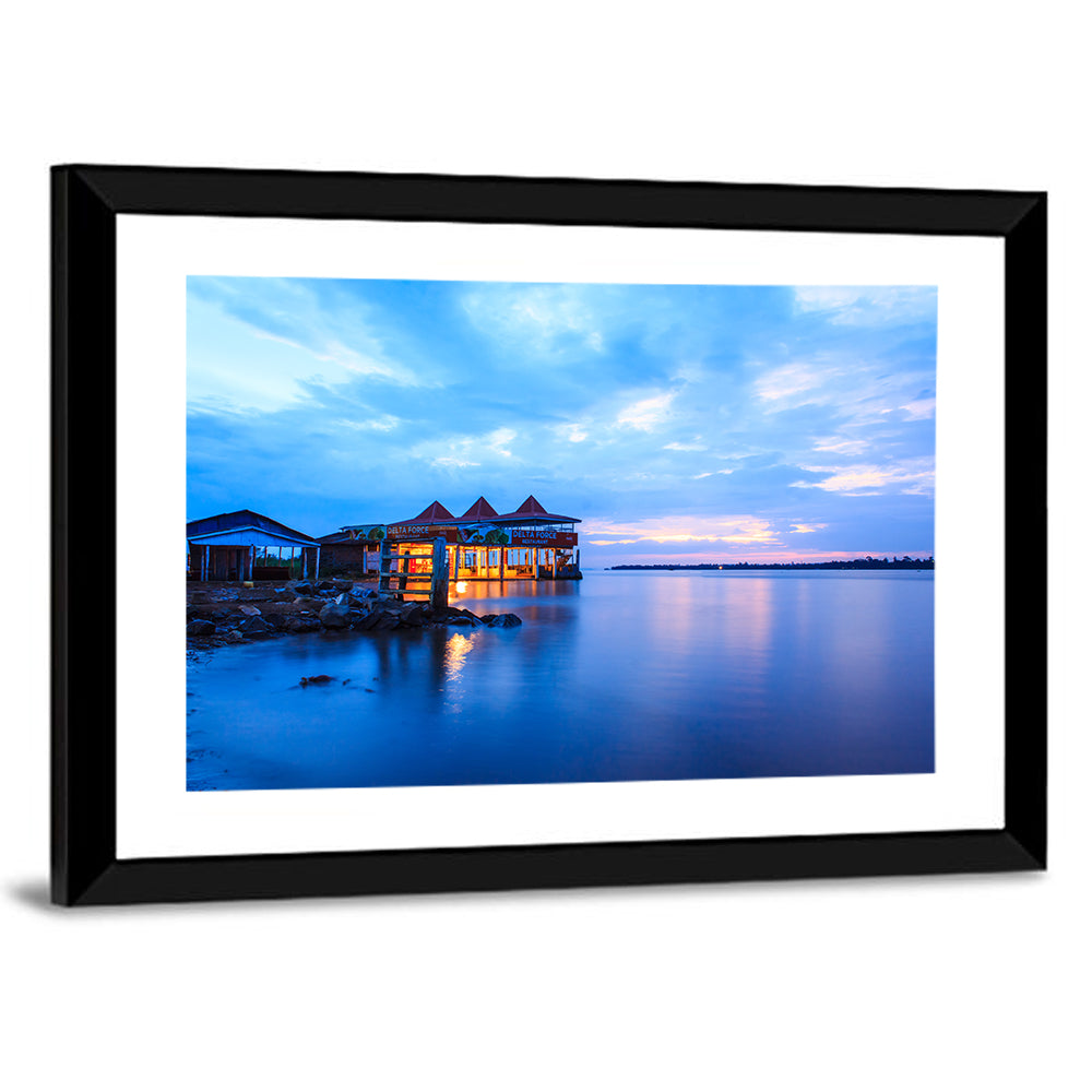 Twilight Restaurant on Lake Victoria Wall Art