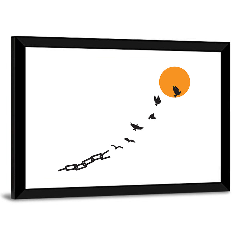 Broken Chain and Rising Sun Wall Art