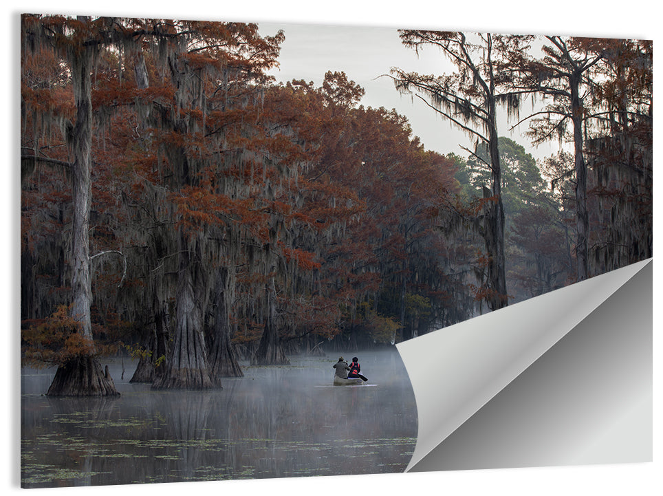Caddo Lake Morning Mist Wall Art