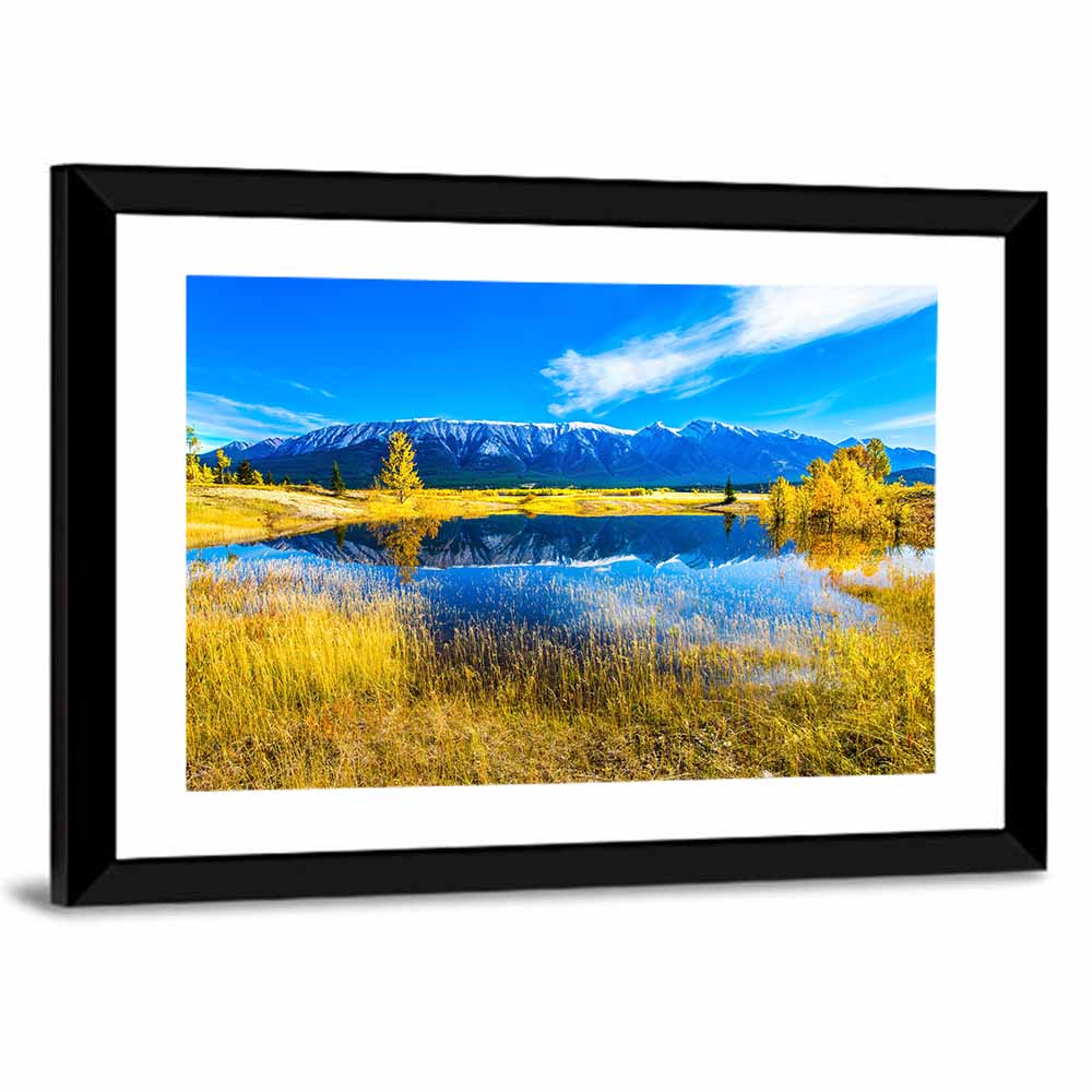 Abraham Lake Reflection Wall Art