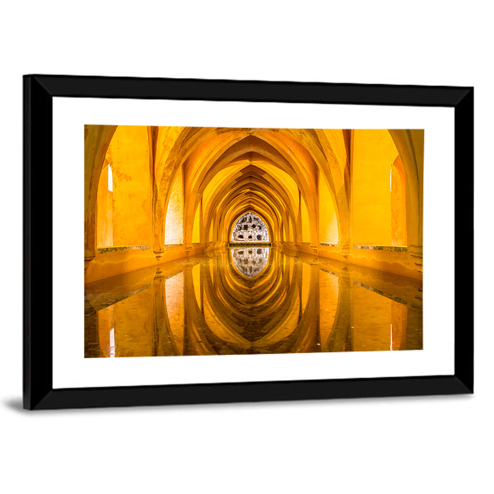 Royal Alcázar Bath Reflections Wall Art