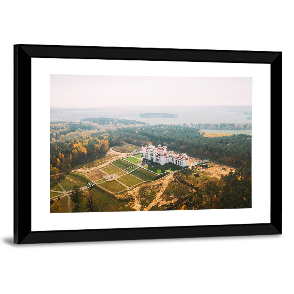 Kosava Castle Aerial View Wall Art