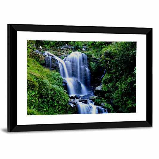 Tiered Waterfall in West Bengal Wall Art