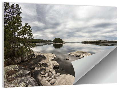 Voyageurs Pine Island Reflection Wall Art