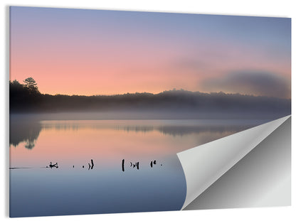 Pete's Lake at Dawn Wall Art