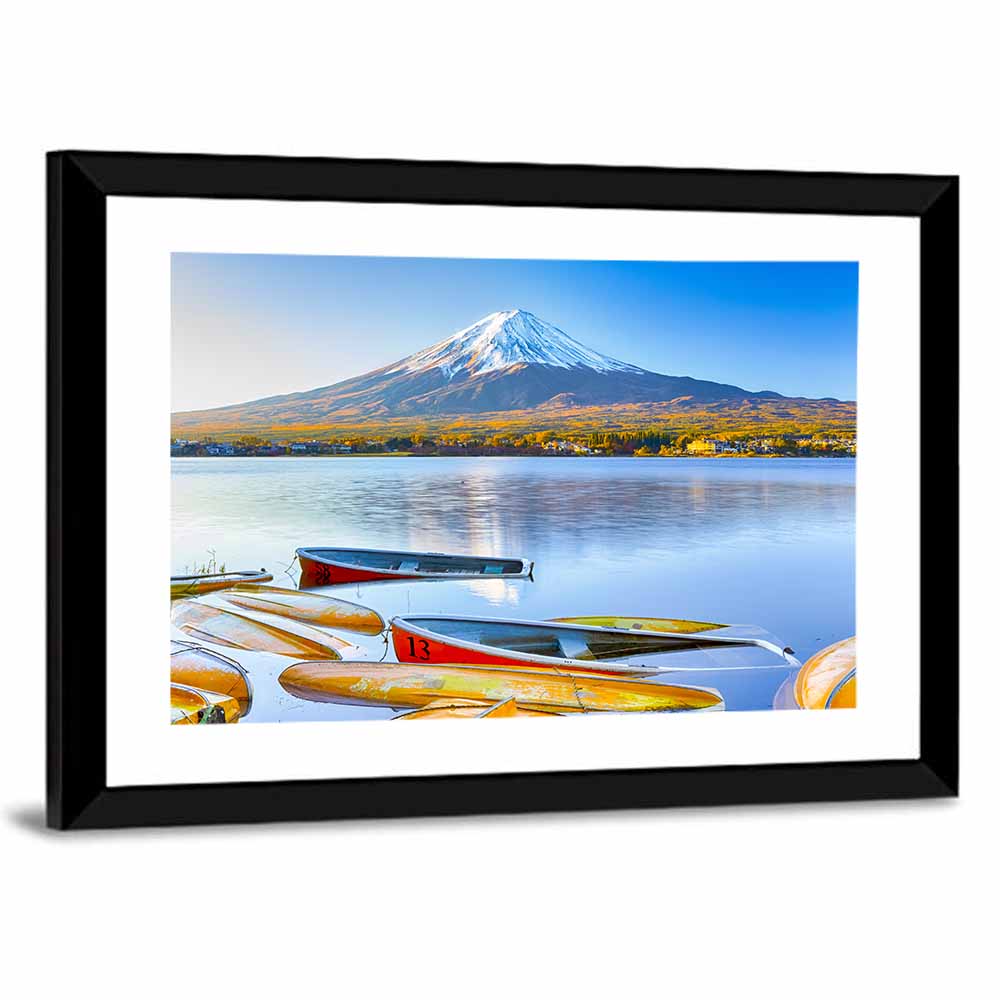 Mount Fuji Over Lake Kawaguchi Wall Art