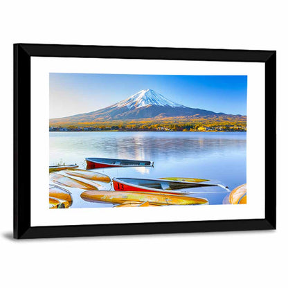 Mount Fuji Over Lake Kawaguchi Wall Art